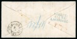 Stamp of United States » Incoming Mail Denmark. 1865ca. (31 Mar). Envelope from Copenhagen to the USA, with 1864-70 16s single and pair, 3s and 4s