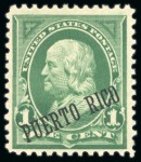 Stamp of United States » U.S. Possessions » Puerto Rico (US) » U.S. Administration - Regular Issues 1900 "Puerto Rico" overprints on 1c, 2c, 5c, 8c and 10c, as well as Postage Due 1c, 2c and 10c from the 1900 Special Printing