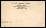 Stamp of United States » U.S. Possessions » Philippines » Military Mail and Stations 1899 (Nov 30). Soldier’s YMCA cover illustrated with patriotic flag,  2c regular issue, tied with San Fernando Military Station duplex