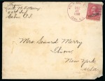 Stamp of United States » U.S. Possessions » Philippines » Military Mail and Stations 1899 (Dec 21). Soldier’s cover from Cebu, 2c regular issue tied by Cebu Military Station duplex 