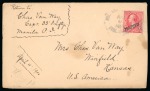 Stamp of United States » U.S. Possessions » Philippines » Military Mail and Stations Vigan Military Station duplex cancel 
