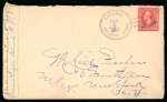 Stamp of United States » U.S. Possessions » Philippines » U.S. Administration - Regular Issues Lucena duplex cancel