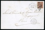 Stamp of United States » U.S. Possessions » Philippines » Military Mail and Stations Cover from Manila to Paris, franked by 10c type I, via French Paquebot "Ligne N"