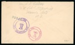Stamp of United States » U.S. Possessions » Philippines » U.S. Administration - Regular Issues Registered U.S. Penalty cover from Manila to California, franked by 1903-04 2c and 1901 4c pair