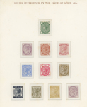 Stamp of Great Britain » 1855-1900 Surface Printed » 1865-67 Large Uncoloured Corner Letters, Wmk Large Garter & Emblems “Before And After The Stamp Committee” presentation book 