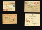 Stamp of Russia » Russian Post in Levant RUSSIA LEVANT 1909-1914 cover lot (6), mostly reg.Cospoli