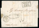 Stamp of Large Lots and Collections Italian States: 1806-1869 MARITIME MAIL with 84 items