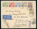 Stamp of Japan 1936 JAPAN Hotel Post airmail cover to Zurich
