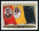 Stamp of Burundi 1990 Visit of Baudouin & Independence Anniversary, MNH