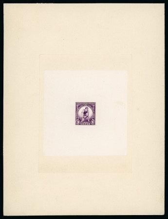 Stamp of Olympics » 1932 Los Angeles 1932 Los Angeles Olympics 3c sunken die proof, 15x20cm, in the issued design and colour