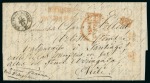 Stamp of Chile 1849-53. Correspondence comprising 15 incoming entire letters