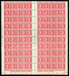 Stamp of France » Émissions à partir de 1900 1955-59, Feuille de 100 timbres ** Y&T n°1011 Marianne