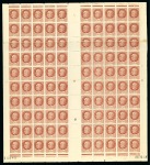 Stamp of France » Émissions à partir de 1900 1941-42, Feuille de 100 timbres ** Y&T n°517 Pétain