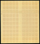 Stamp of France » Émissions à partir de 1900 1941-42, Feuille de 100 timbres ** Y&T n°517 Pétain