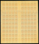 Stamp of France » Émissions à partir de 1900 1943, Feuille de 100 timbres ** Y&T n°572 Armoirie