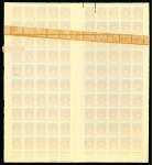 Stamp of France » Émissions à partir de 1900 1962-65, Feuille de 100 timbres ** Y&T n°1354B Armoirie