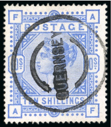 Stamp of Great Britain » 1855-1900 Surface Printed » 1883-84 & 1888 High Values 1883-84 2s6d, 5s &10s used