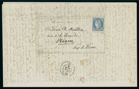 Stamp of France » Guerre de 1870-1871 1870, Vendredi 30 décembre, Dépêche-Ballon n°19,