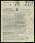 Stamp of France » Guerre de 1870-1871 Jeudi 29 décembre 1870, Le Ballon-Poste n°17, affranchissement