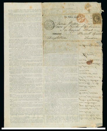 Stamp of France » Guerre de 1870-1871 Dimanche 8 janvier 1871, Le Ballon-Poste n°19, affranchissement