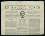 Stamp of France » Guerre de 1870-1871 Jeudi 10 novembre 1870, Le Ballon-Poste n°3, affranchissement