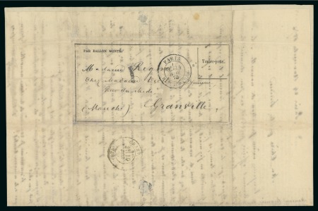 Stamp of France » Guerre de 1870-1871 Mercredi 23 novembre 1870, Gazette des Absents n°10