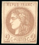 Stamp of France » Collections 1853-1870, Joli petit groupe de timbres classiques