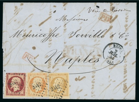 Stamp of France » Collections 1855-1877, Lot de 21 lettres la plupart avec destination