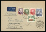 Stamp of Poland » Collections Poland: 1945-53 Assembly mainly comprising covers (64), mostly with Groszi provisional overprints