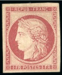 Stamp of France » Collections 1849-1893, Collection de timbres classiques et timbres