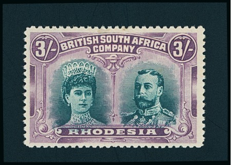 Stamp of Rhodesia 1910-13 Rhodesia British South Africa Company Group of mint * double heads