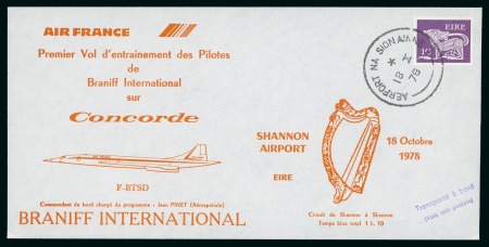 Stamp of Ireland » Airmails 1970-2003 Concorde Flights to and through Ireland a