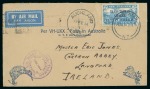 Stamp of Ireland » Airmails 1934-1962 NEW ZEALAND: Airmail Services from Ireland
