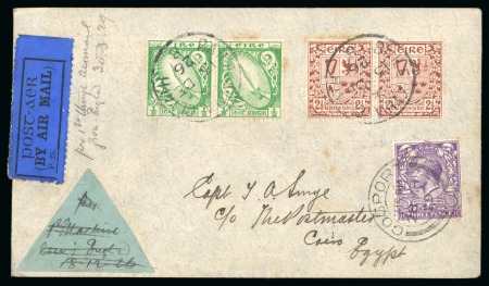 Stamp of Ireland » Airmails 1929-1937 AFRICA: Airmail Services to and from Ireland,