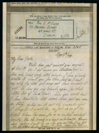 Stamp of Ireland » Airmails 1940-1943 EUROPE: Airmail Services to and from Ireland,