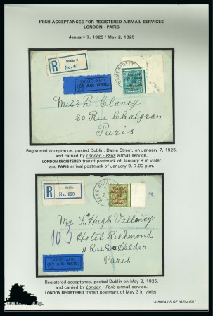 Stamp of Ireland » Airmails 1925-1926 EUROPE: Airmail Services from Ireland and