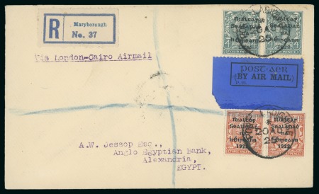 Stamp of Ireland » Airmails 1925-31 Early Irish Acceptance: Selection magnificently