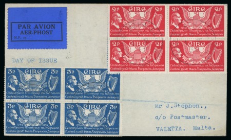 Stamp of Ireland » 1950-Date Commemoratives 1939 (1.3) US Constitution two sets of singles and