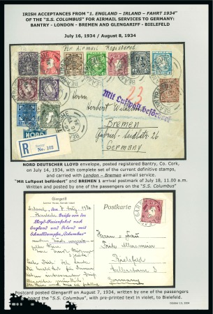 Stamp of Ireland » Airmails 1932-37 GERMANY: Irish Acceptance for Airmail Service