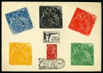 Stamp of Olympics » 1944 Polish P.O.W. Camps 1944 Woldenberg POW Camp Olympic commemorative sheet, with the 10pf runner stamp