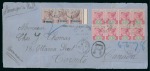 Stamp of Seychelles » Regular Issues 1902 Dec 15 Long registered envelope to Canada bearing