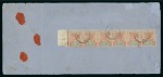 Stamp of Seychelles » Regular Issues 1902 Dec 15 Long registered envelope to Canada bearing