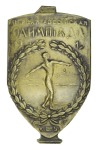 Stamp of Olympics » 1912-1916 Intervening Championships 1913 First Russian Olympiad in Kiev: Group of four pins/badges, incl. VIP's badge made by the House of Marchak