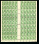Stamp of France » Émissions à partir de 1900 1945-47, Feuille de 100 timbres ** Y&T n°719 Marianne
