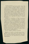 Stamp of France » Guerre de 1870-1871 Mardi 1er novembre 1870, Gazette des Absents n°4 avec