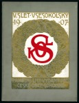 Stamp of Olympics » Non-Olympic and Anti-Olympic Championships 1907-34, Group of SOKOL and Worker's Olympiad philatelic items and memorabilia