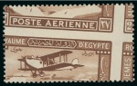 Stamp of Egypt » Airmails 1929 27m orange-brown imperf. with "Cancelled" back and 27m mint nh with Royal misperf.
