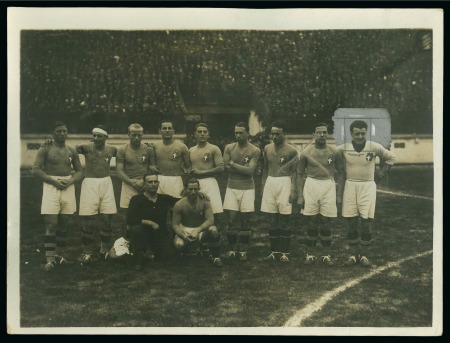 Stamp of Olympics » Collections & Miscellaneous Lots 1928-53, Group of 48 press photos from an Argentinean archive showing Italian football