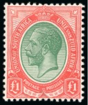 Stamp of South Africa » Collections, Lots etc. 1910-61 Union mint collection in hingeless Davo album, virtually complete