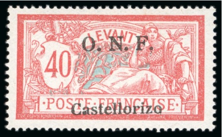 Stamp of Colonies françaises » Castellorizo (Occupation française) 1920, Timbres Type Merson Y&T n°23/26 neufs *, cote